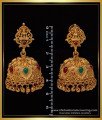 ERG1512 - South Indian Jewellery Traditional Big Antique Jhumkas Best Price Online 