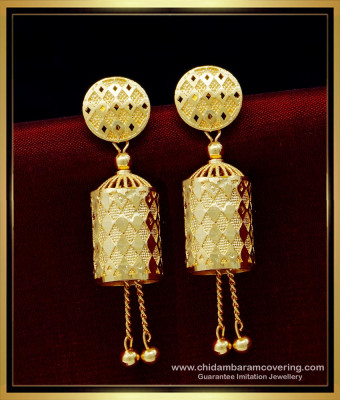 ERG1534 - Unique Gold Plated Jhumkas Earrings Type Latest Danglers Jhumkas for Women 