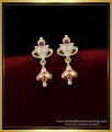 ERG1560 - Cute Impon Daily Use Small Stone Jhumkas Earrings for Kids Girl