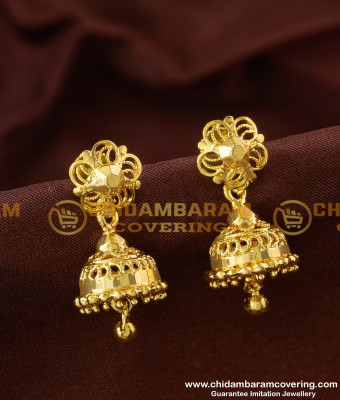 ERG164 - Latest Medium Size Jhumkas Designs Online Collections 
