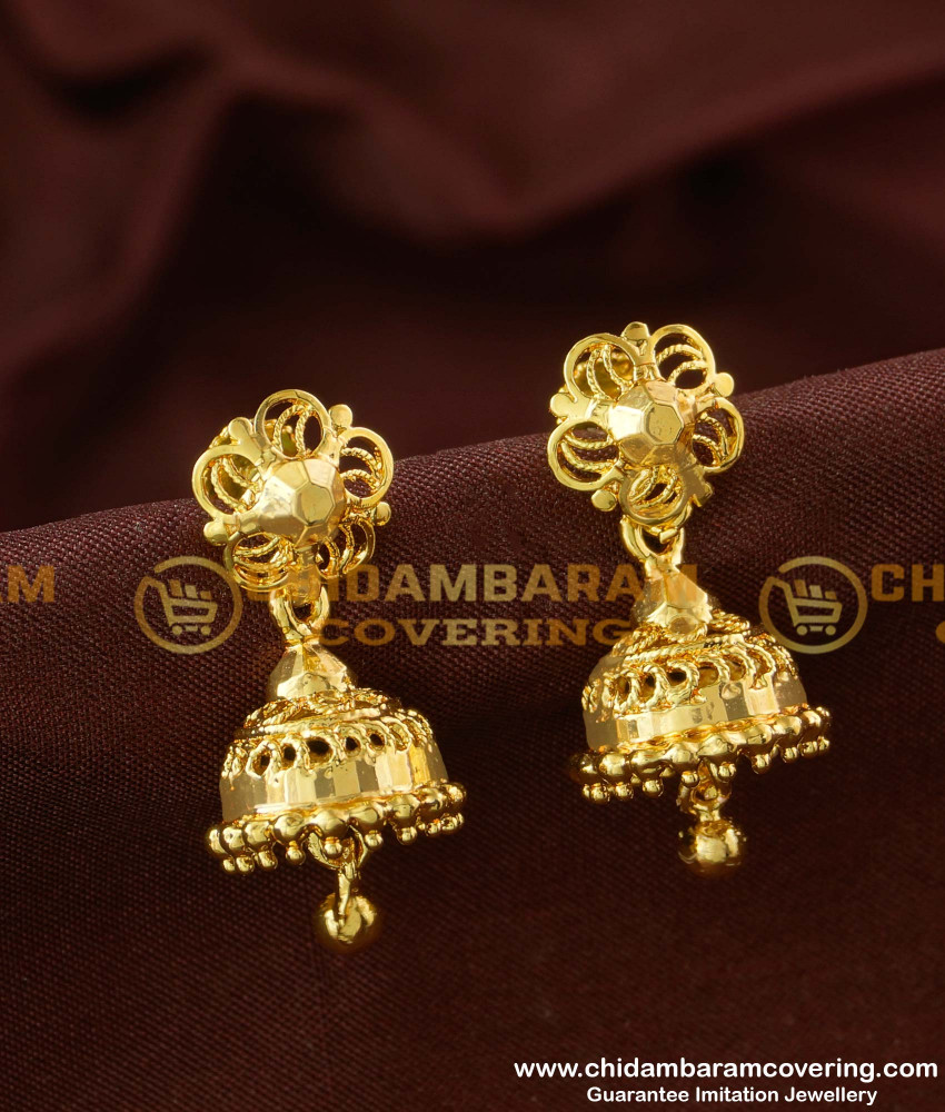 ERG164 - Latest Medium Size Jhumkas Designs Online Collections 