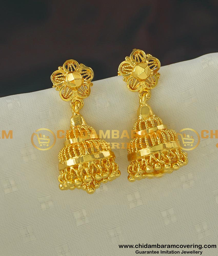 ERG404 - New Trendy Jhumkas Gold Design Jhumki Buy Online