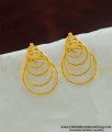 ERG455 - Trendy Daily Wear Gold Plated 2 In 1 Stud Earring Designs for Ladies