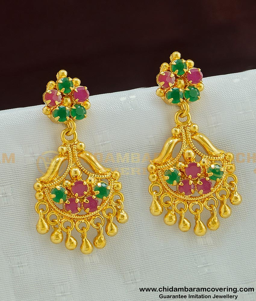 ERG486 - Attractive High Quality Function Wear CZ Danglers Earring 