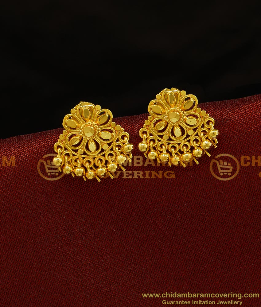 ERG717 - Buy Unique Flower Design Micro Gold Plated Guaranteed Earring for Women