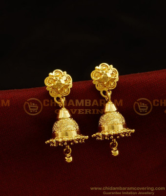 ERG895 - New Model Jhumkas Gold Design Jimiki Collections Fashion Jewelry Shop Online