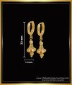 ERG1597 - Latest 1 Gram Gold Daily Use Hoop Earrings for Kids