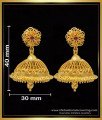 ERG1603 - Traditional Gold Design Big Jhumka Earrings Online Shopping