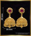 ERG1605 - First Quality Guaranteed Gold Plated Jhumka Earrings Online