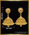 ERG1611 - Traditional Gold Model Jhumka Design Gold Earrings
