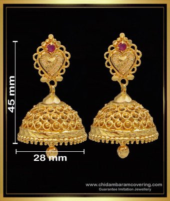 ERG1613 - Latest Bridal Kerala Traditional Jimikki Designs for Women 