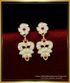 ERG1617 - Traditional Gold Design Stone Impon Kammal Earrings 