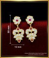 ERG1617 - Traditional Gold Design Stone Impon Kammal Earrings 
