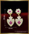 ERG1619 - Gold Design Panchaloha Dangle Earrings Gold Plated Jewellery 