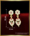 ERG1620 - Attractive Ad Stone Gold Plated Impon Earring for Girls