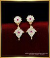 ERG1622 - Cute Daily Use Small Impon Stone Earrings for Kids Girl