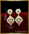ERG1623 - Elegant Multi Stone Impon Earrings Online Shopping  