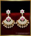 ERG1627 - Latest Gold Design Impon Kammal Gold Plated Jewellery