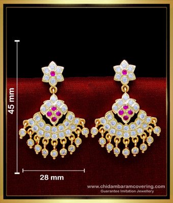 ERG1627 - Latest Gold Design Impon Kammal Gold Plated Jewellery