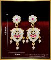 ERG1630 - New Model Ad Stone Impon Earrings Online Shopping