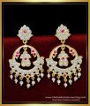ERG1631 - Latest Wedding Impon Chandbali Impon Earrings Designs