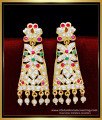 ERG1634 - Latest Multi Stone Women Impon Earrings Online Shopping