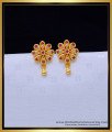 ERG1636 - Elegant Small Stone Drop Earrings Gold Plated Jewellery