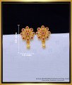 ERG1636 - Elegant Small Stone Drop Earrings Gold Plated Jewellery