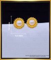 ERG1645 - Beautiful Pearl Earrings Artificial 1 Gram Gold Jewellery