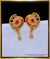 ERG1647 - Buy Big Size Party Wear Zircon Stone Earrings Online