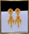 ERG1651 - Gold Plated Simple Gold Earrings Designs for Daily Use