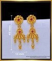 ERG1651 - Gold Plated Simple Gold Earrings Designs for Daily Use