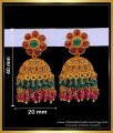 ERG1677 - Best Quality Temple Jewellery Jhumkas Online Shopping