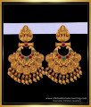 ERG1682 - Latest Lakshmi Design Antique Chandbali Earrings for Wedding