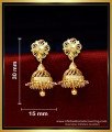 ERG1703 - Latest Jhumka Design Artificial Gold Plated Jewellery
