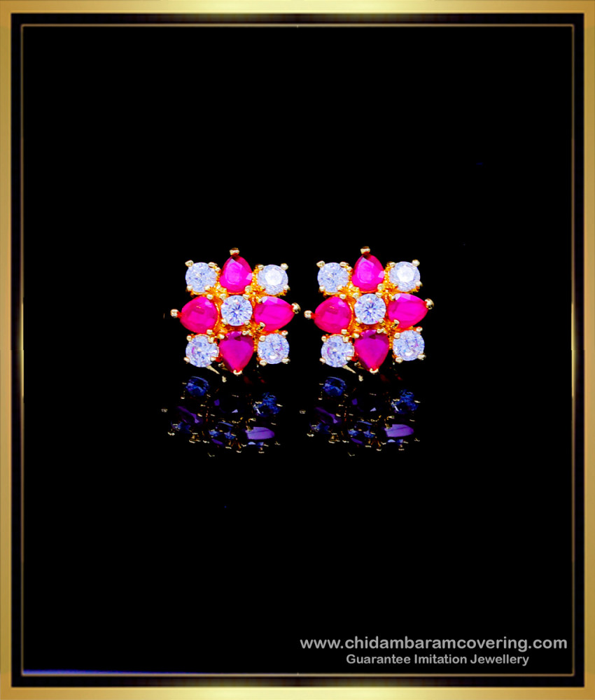ERG1751 - New Model Artificial Diamond Earrings Design for Girls 