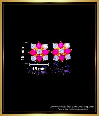 ERG1751 - New Model Artificial Diamond Earrings Design for Girls 
