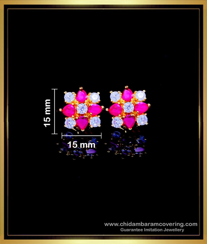ERG1751 - New Model Artificial Diamond Earrings Design for Girls 