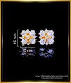 ERG1752 - Sparkling Artificial Diamond Earrings Design for Ladies 