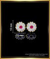 ERG1754 - 1 Gram Gold Daily Use Women Impon Stud Earrings Online