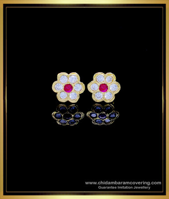 ERG1757 - Impon Kammal Gold Design Best Price Online Shopping