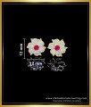 ERG1760 - Gold Design Impon Stone Earrings Design for Ladies