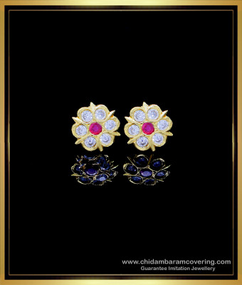 ERG1761 - Latest Daily Wear Gold Earrings Designs Impon Jewellery