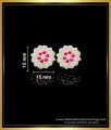 ERG1766 - Impon Jewellery Gold Stone Stud Earrings for Women