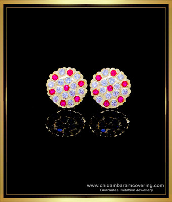ERG1772 - Buy First Quality Impon Jewellery Stone Stud Earrings