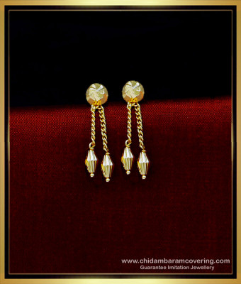 ERG1779 - Gold Plated Earrings with Guarantee Daily Use for Girls 
