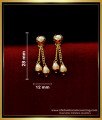 ERG1780 - Traditional Gold Design 1 Gram Gold Plated Earrings Online