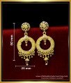 ERG1785 - Latest One Gram Gold Plated Long Earrings for Wedding