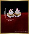 ERG1792 - Traditional Earrings Design Gold Plated Impon Jewellery Online 