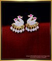 ERG1792 - Traditional Earrings Design Gold Plated Impon Jewellery Online 